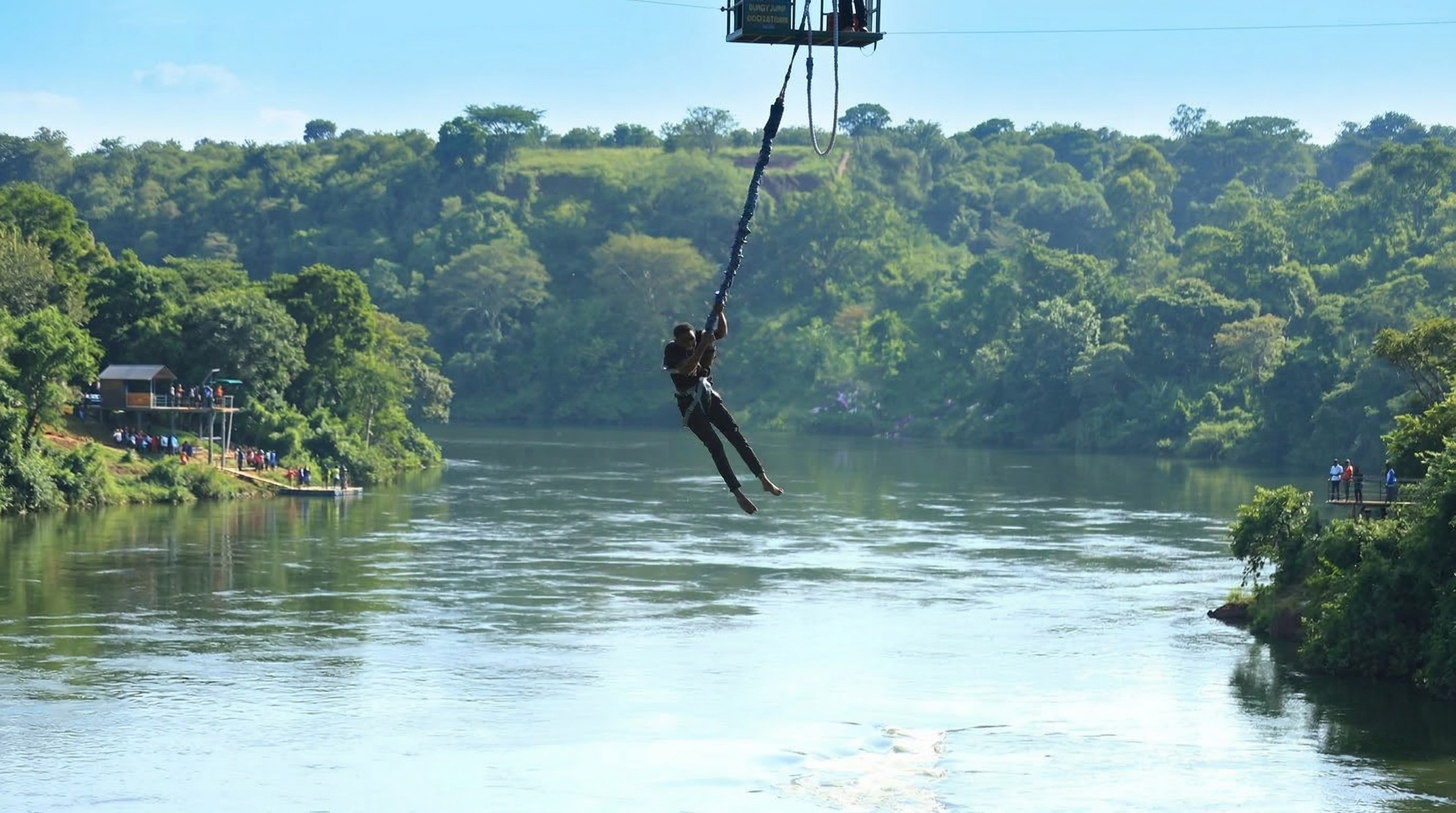 Bungee Jumping over the Nile